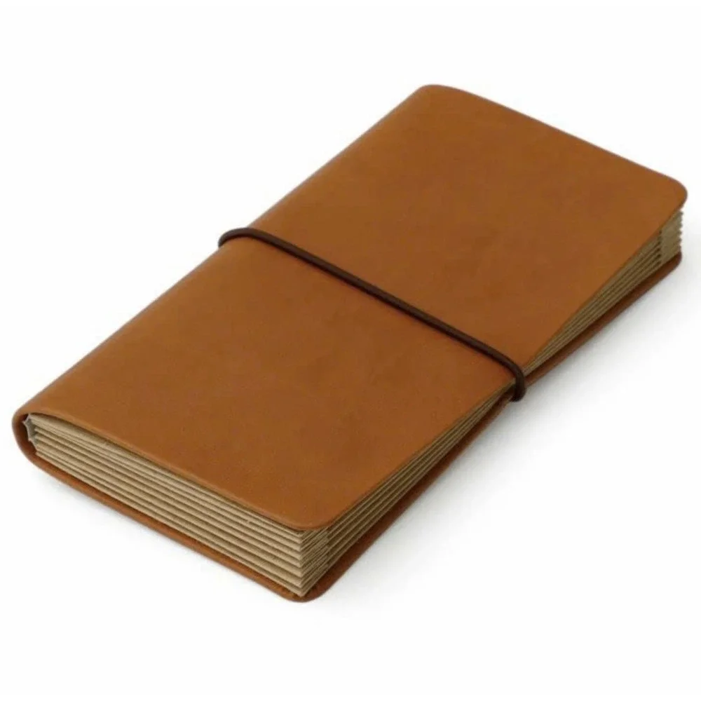 NEW HIGHTIDE Receipt Folder Brown JAPAN Holder Stationery Wallet - Picture 2 of 11